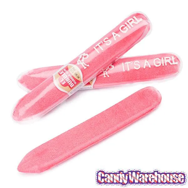 Birth Announcement Bubblegum Cigars - Girl Pink: 36-Piece Box - Image 2