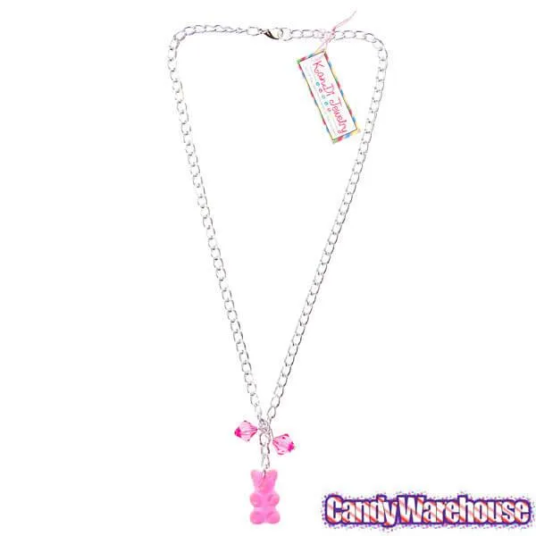 Gummy Bear Necklace - Pink - Image 2