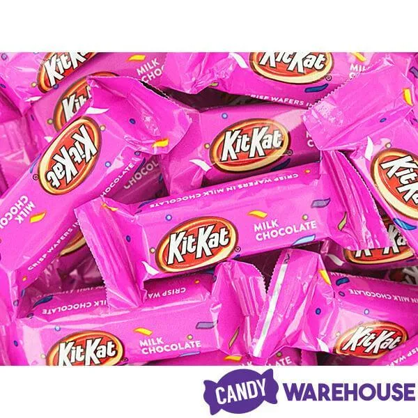 Kit Kat Miniatures Candy - Pink: 55-Piece Bag - Image 3