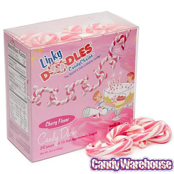 Linky Doodles Candy Chains - Pink: 28-Piece Box - Image 4