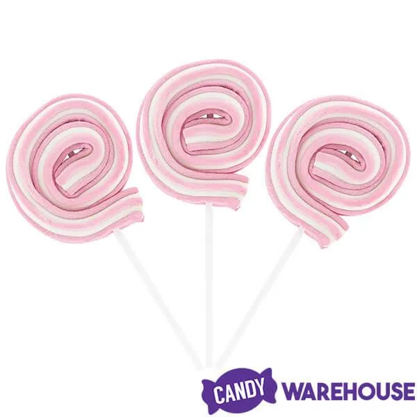 Jumbo Marshmallow Roller Pops - Pink: 18-Piece Box - Image 2