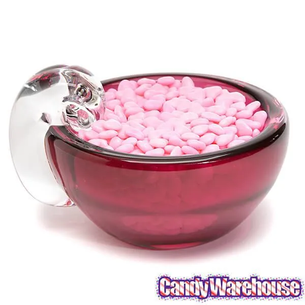Round Crystal Candy Dish - Pink - Image 3
