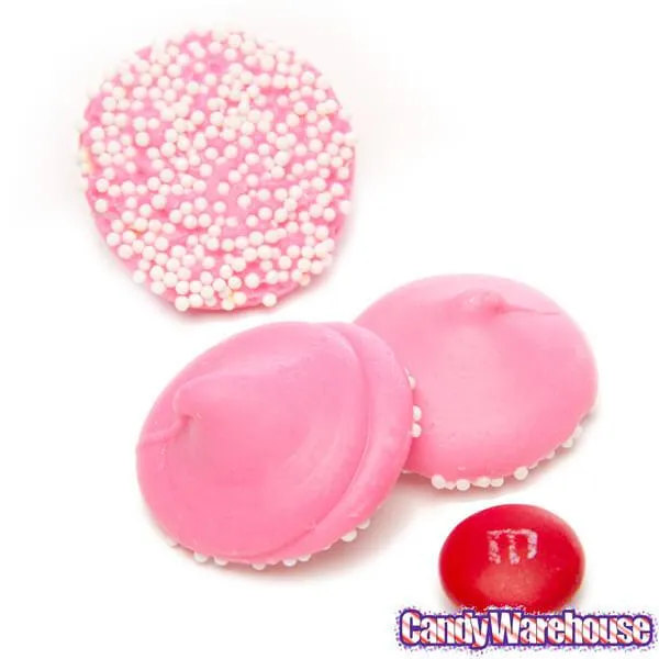 Smooth and Melty Nonpareil Mint Chocolate Chips - Pink: 16-Ounce Bag - Image 3