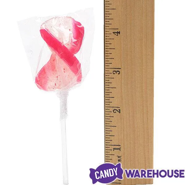 CurlyCutes Petite Crystal Ribbon Pops - Pink Strawberry: 20-Piece Jar - Image 4