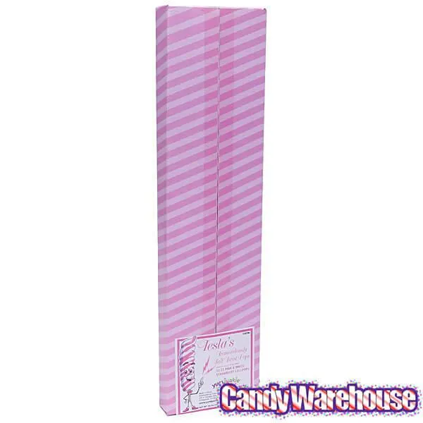 Tesla's Tremendously Tall 3-Ounce Twist Pops - Strawberry: 12-Piece Box - Image 4
