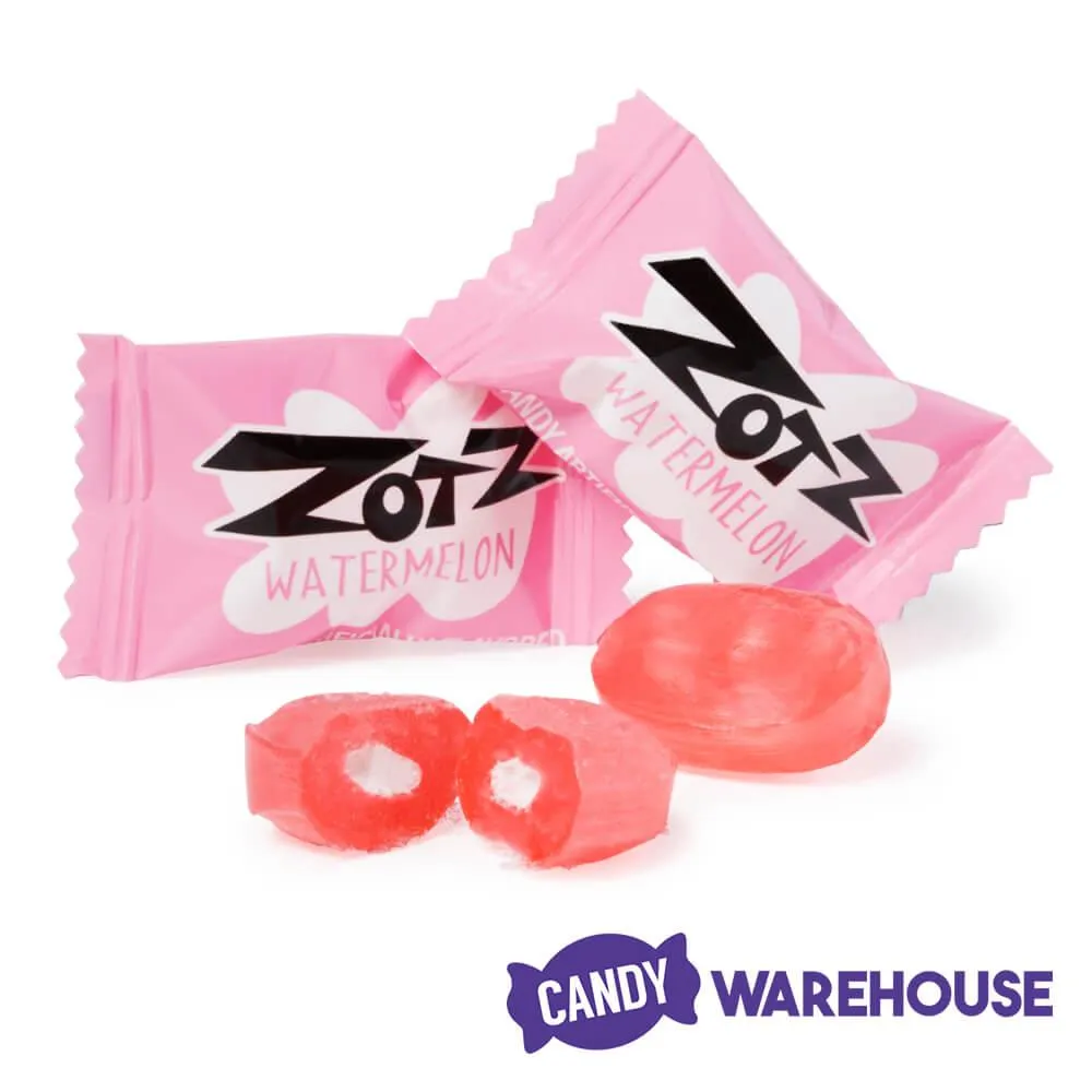 Pink Watermelon Zotz Sour Fizz Candy: 6LB Case - Image 2