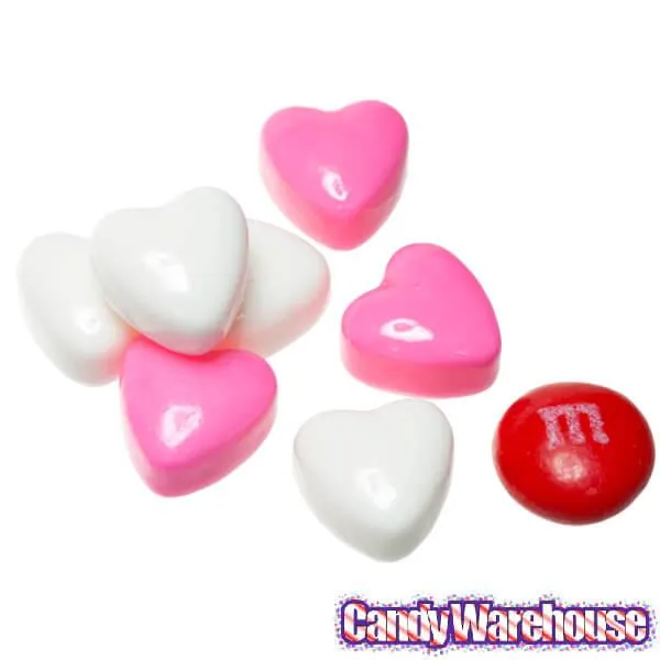 Pink & White Candy Hearts: 10-Ounce Bag - Image 2