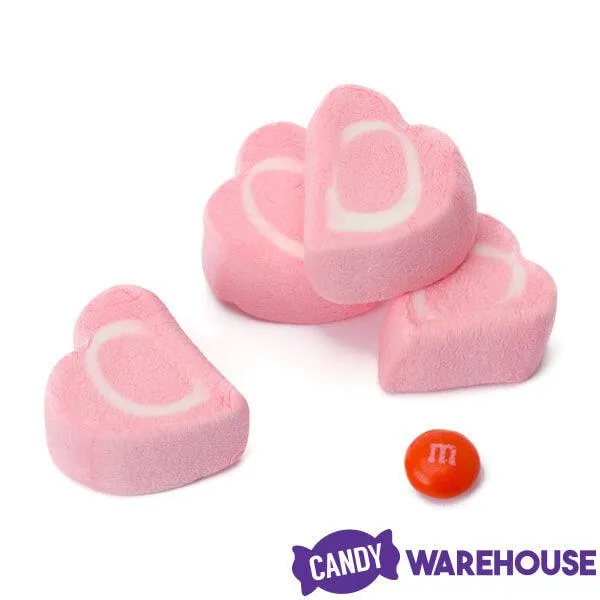 Pink & White Marshmallow Hearts: 14-Ounce Bag - Image 2