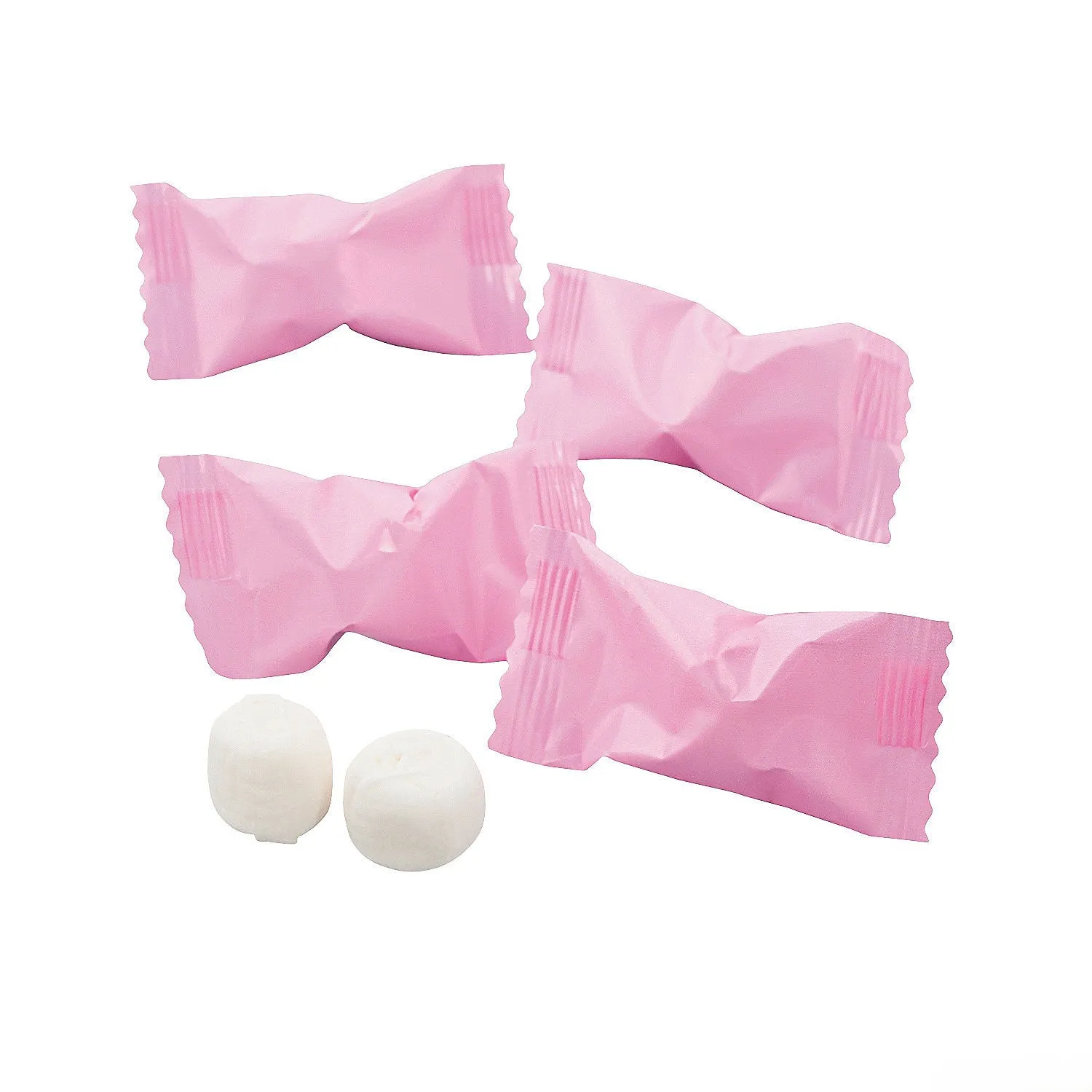 Pink Wrapped Butter Mint Creams: 108-Piece Bag