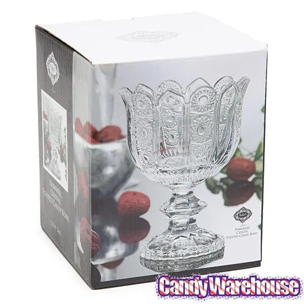 Pinwheel Crystal Footed Candy Dish - Image 3