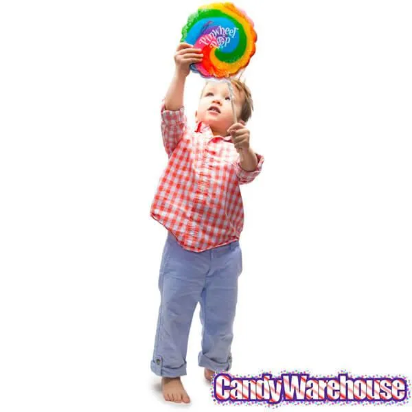 Pinwheel Pop 12-Ounce Psychedelic Swirl Suckers - Rainbow: 2-Piece Box - Image 2