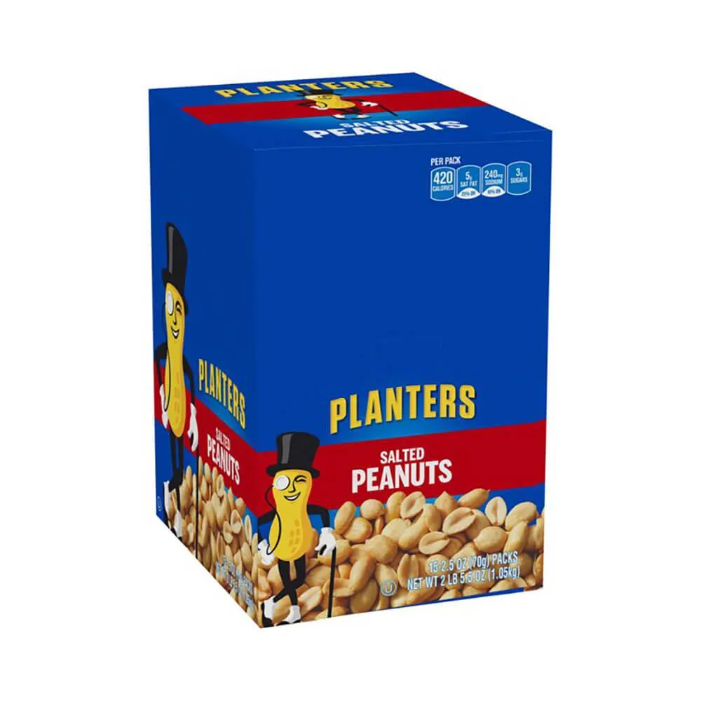 Planters Salted Peanuts 2.5-Ounce Bags: 15-Piece Box - Image 6
