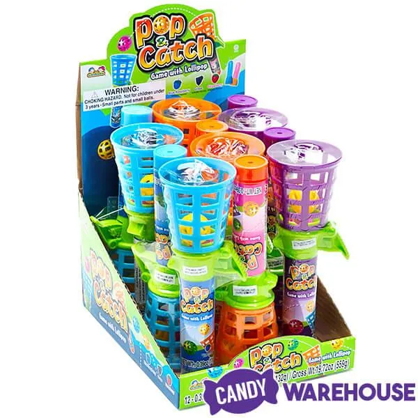 Pop & Catch Game with Lollipop: 12-Piece Box - Image 2