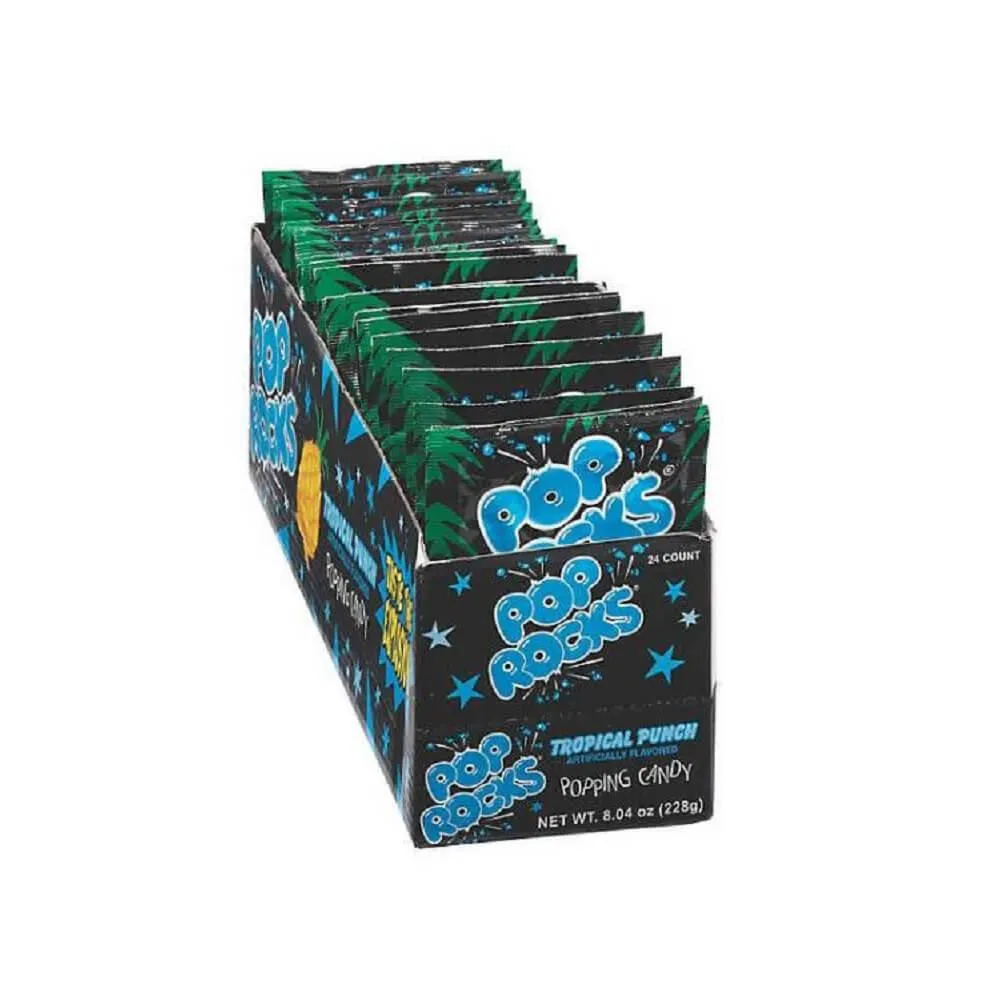 Pop Rocks Candy Packs - Tropical Fruit Punch: 24-Piece Box - Image 3