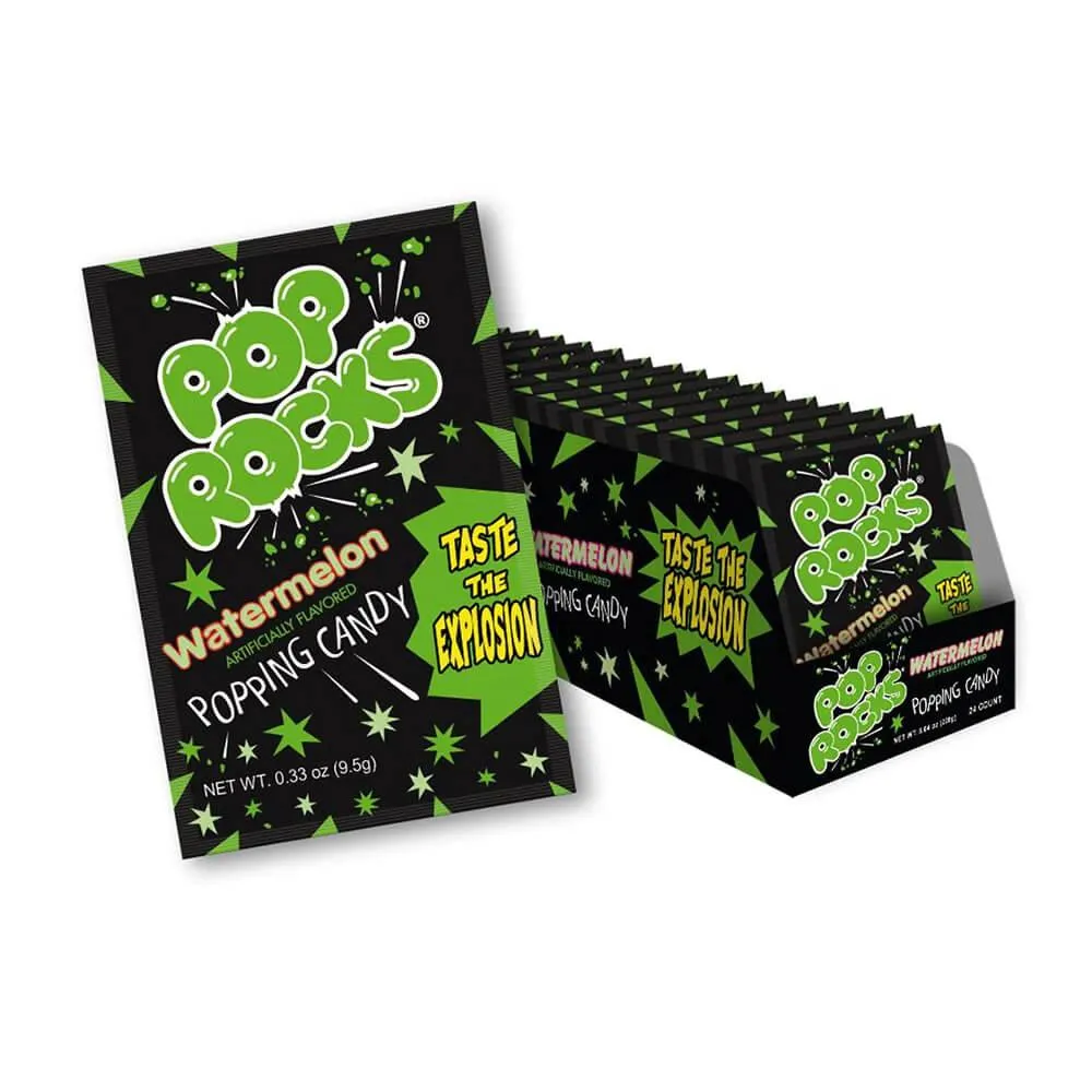 Pop Rocks Candy Packs - Watermelon: 24-Piece Box - Image 3