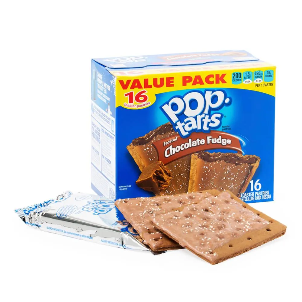 Pop Tarts Frosted Chocolate Fudge: 16-Piece Box