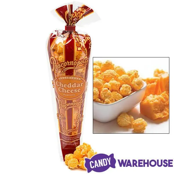 Popcornopolis Mini Cones Assorted Popcorn Packs: 12-Piece Bag - Image 2