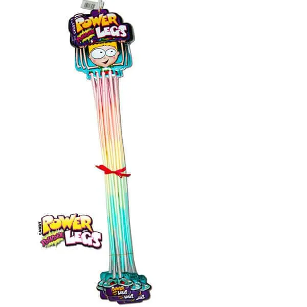 Power Legs Candy Powder Straws: 12-Piece Pack - Image 2