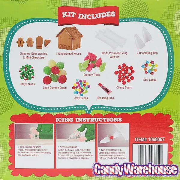 Pre-Built Gingerbread House Kit Gift Box - Image 3