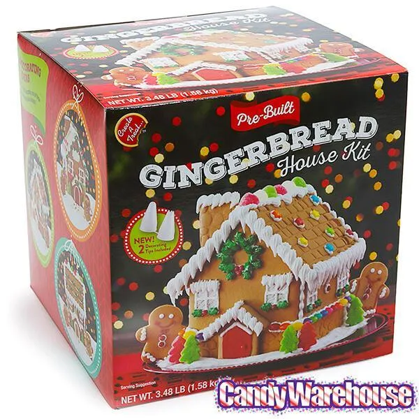 Pre-Built Gingerbread House Kit Gift Box - Image 5