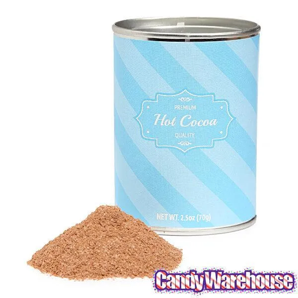 Premium Hot Chocolate Powder - Blue Tins: 6-Piece Box - Image 3