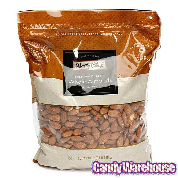Premium Quality Whole Almonds: 3LB Bag - Image 5
