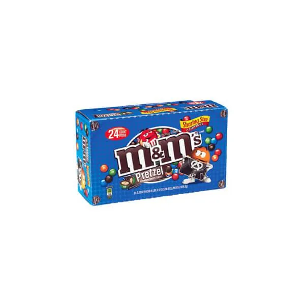 M&M's Candy King Size Packs - Pretzel: 24-Piece Box - Image 4