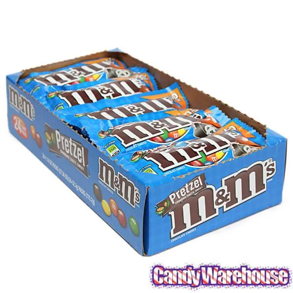 M&M's Candy Packs - Pretzel: 24-Piece Box - Image 3
