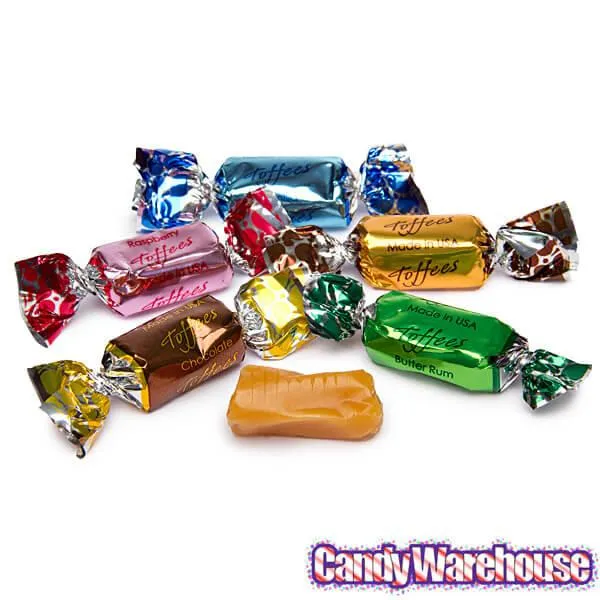 Primrose Metallic Foiled Toffee Caramel Rolls Assortment: 5LB Bag - Image 2