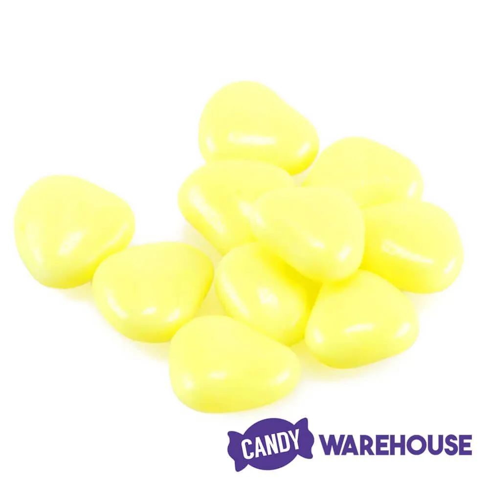 Primrose Tiny Candy Hearts - Pastel Yellow: 5LB Bag - Image 2