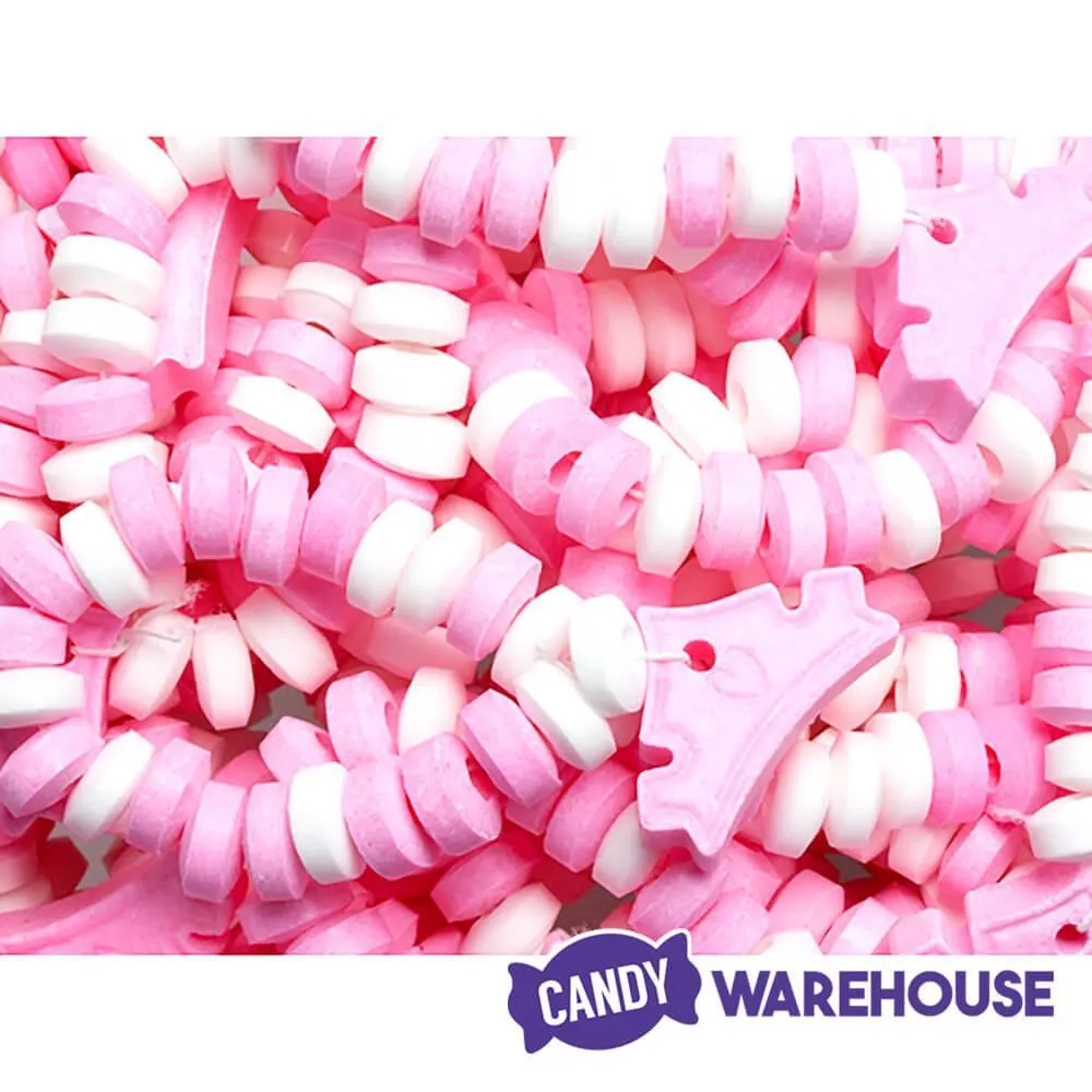 Pink and White Candy Bracelets: 12-Piece Bag - Image 3