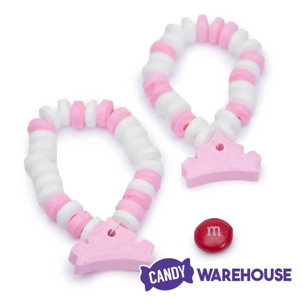 Pink and White Candy Bracelets: 12-Piece Bag - Image 4