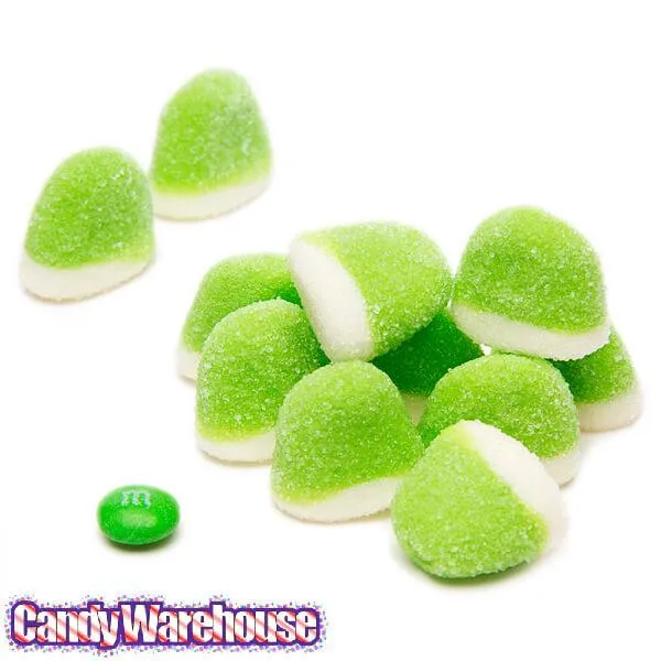 Pufflettes Gummy Bites - Green Apple: 5LB Bag - Image 5