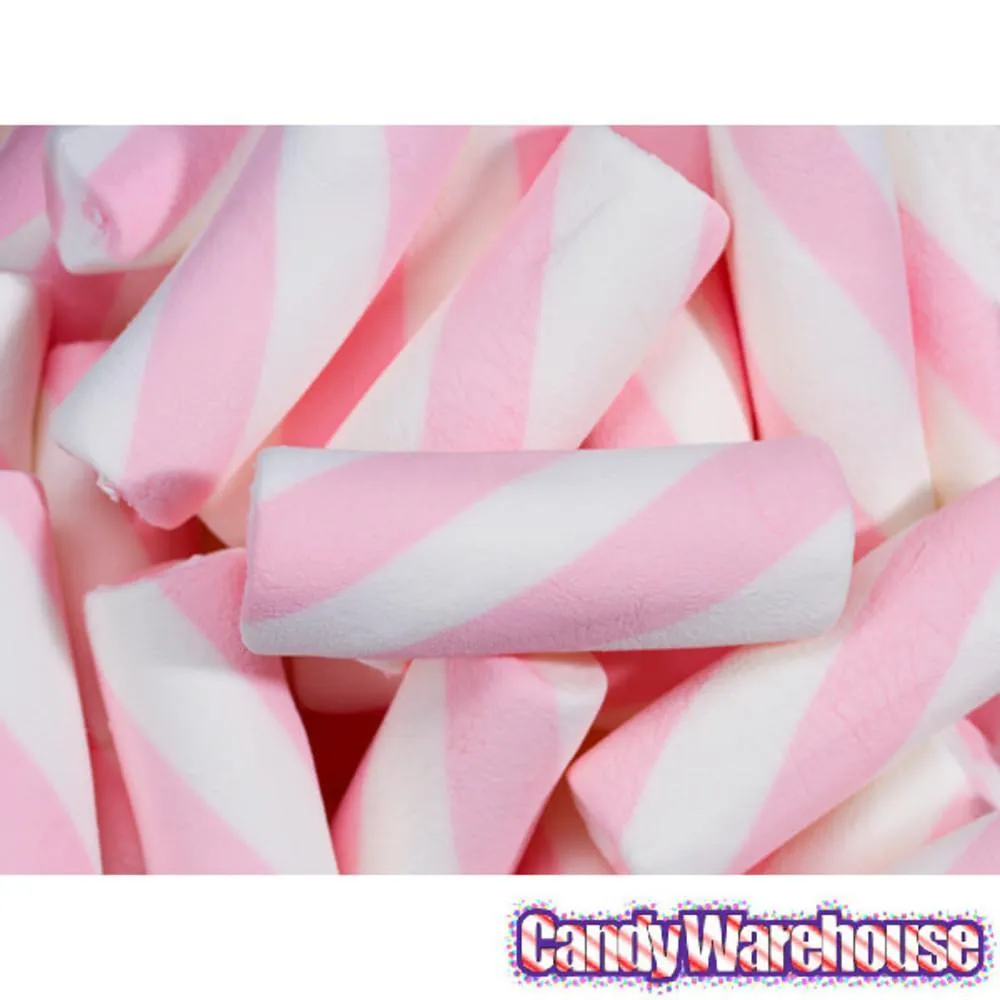 Puffy Poles Jumbo Marshmallow Twists - Strawberry: 1LB Bag - Image 4