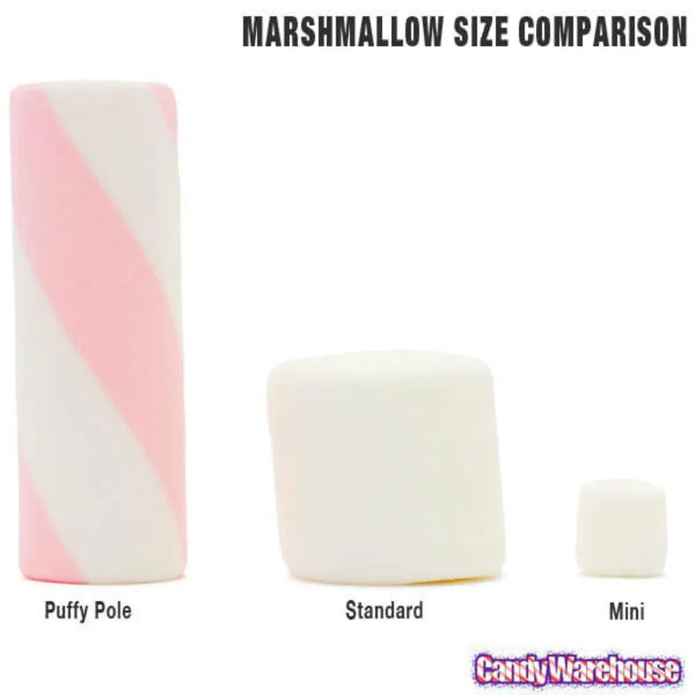 Puffy Poles Jumbo Marshmallow Twists - Strawberry: 1LB Bag - Image 7
