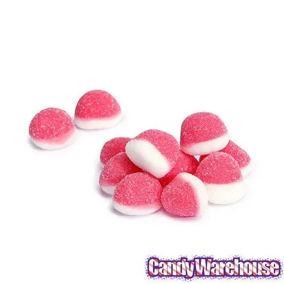 Puffy Puffs Gummy Bites - Pink Strawberry: 5LB Bag - Image 2