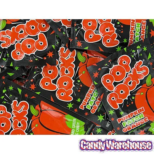Pumpkin Patch Pop Rocks Candy Packs: 36-Piece Box - Image 2
