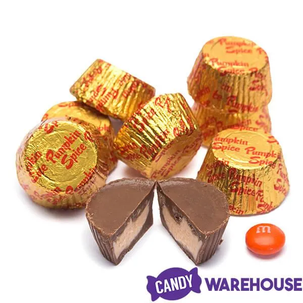 Pumpkin Spice Chocolate Cups Candy: 4LB Bag - Image 3