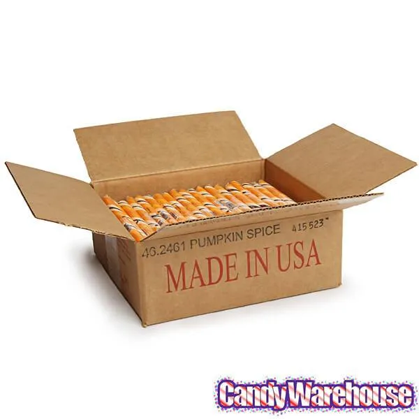 Pumpkin Spice Hard Candy Sticks: 100-Piece Box - Image 3
