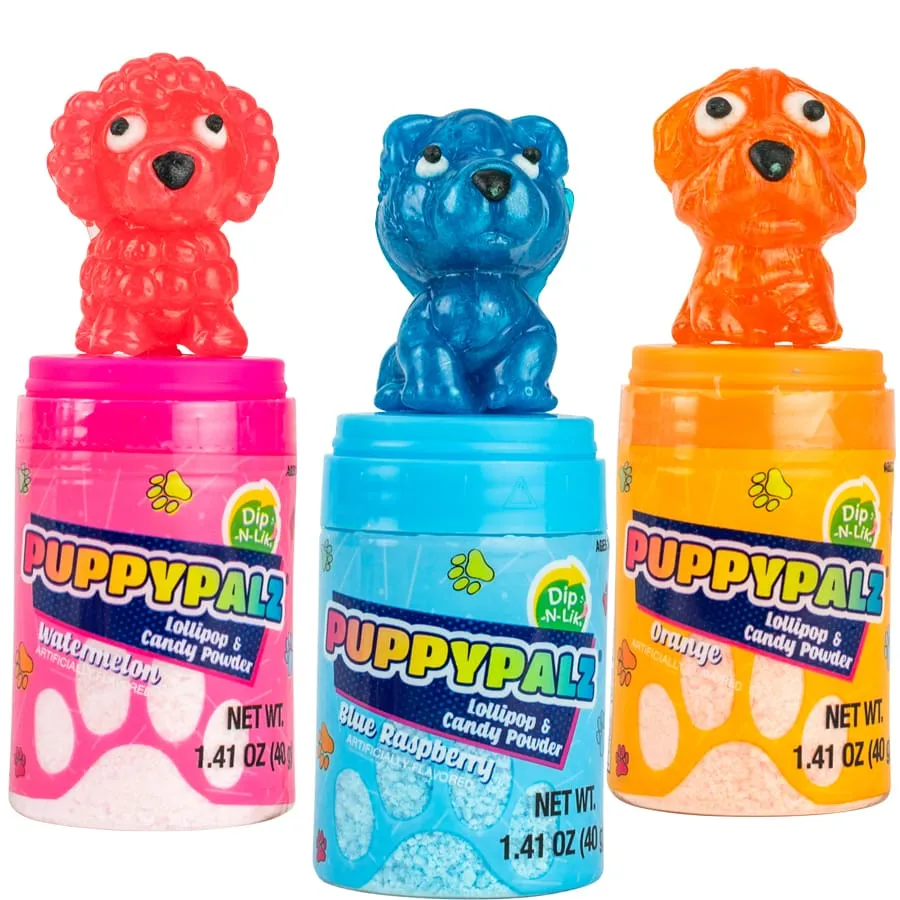 Puppy Palz Dip-N-Lik Lollipop Candy: 12-Piece Display - Image 3