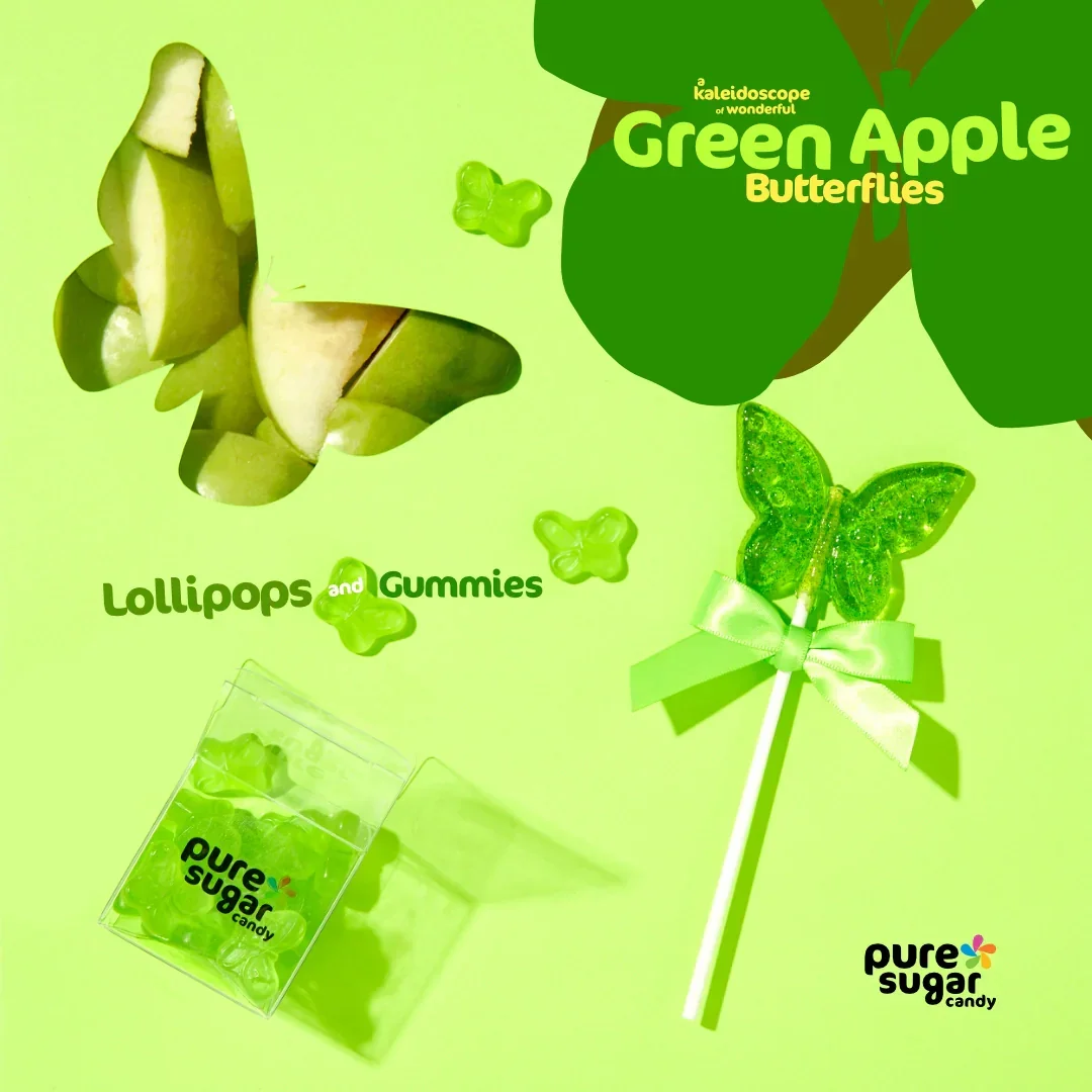 Pure Sugar Butterfly Lollipops - Image 4