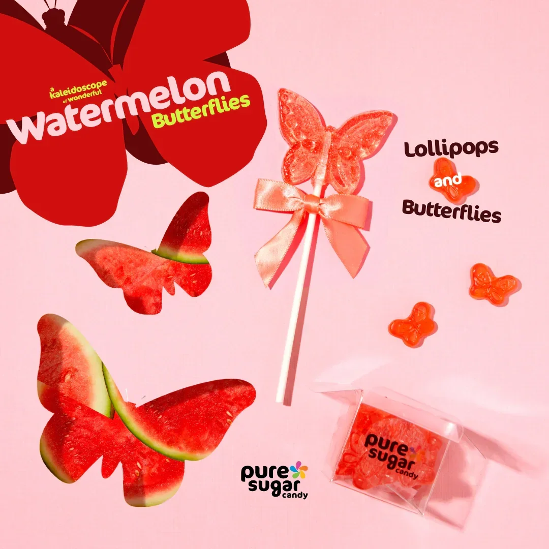 Pure Sugar Butterfly Lollipops - Image 6