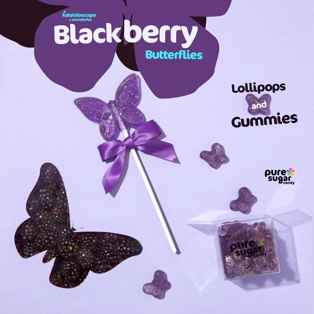 Pure Sugar Butterfly Lollipops - Image 7