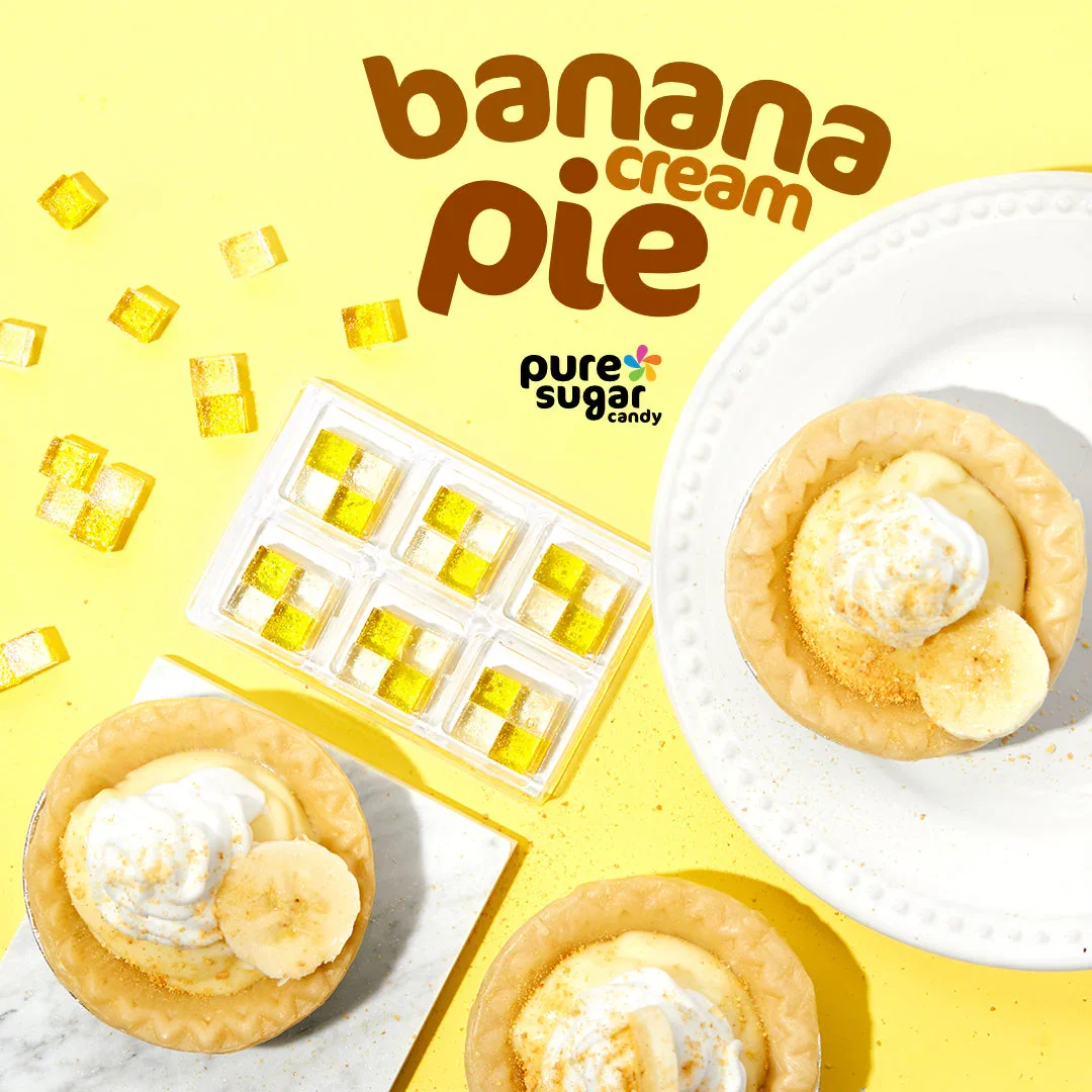 Pure Sugar Candy Cubes - Banana Cream Pie - Image 2