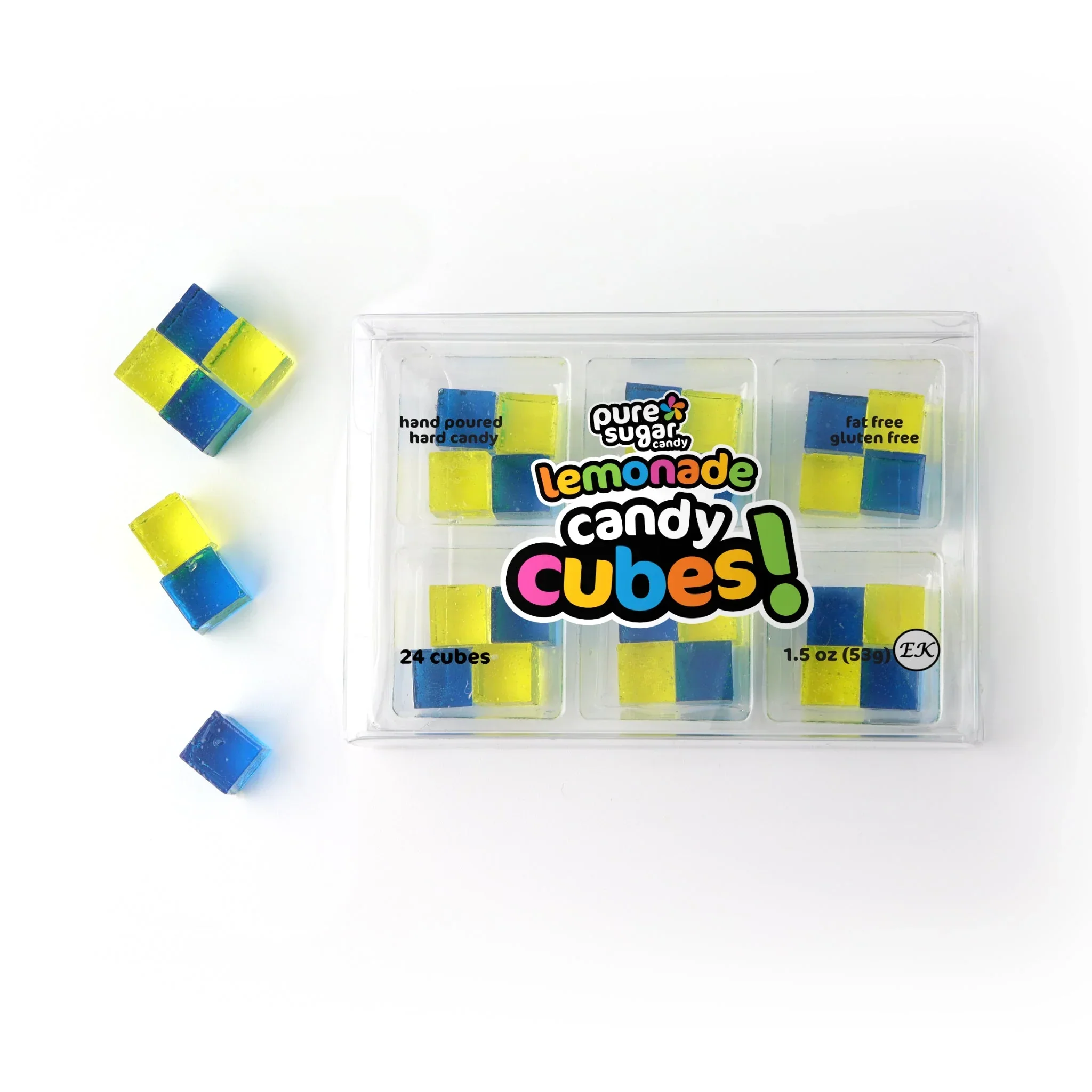 Pure Sugar Candy Cubes - Blue Raspberry Lemonade