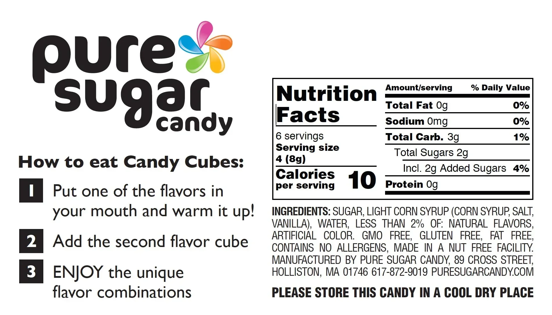 Pure Sugar Candy Cubes - Cake Batter - Image 2