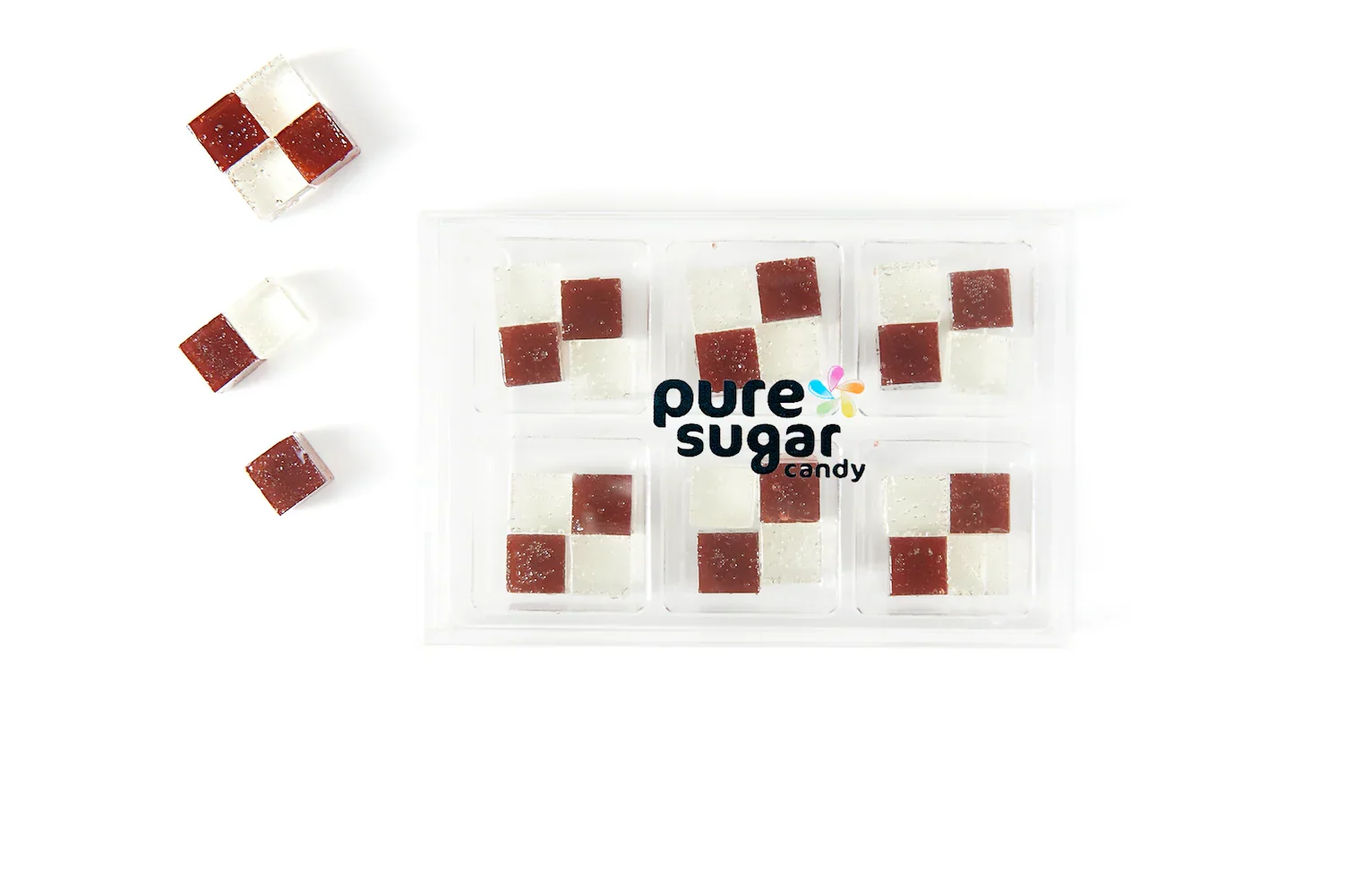 Pure Sugar Candy Cubes - Chocolate Cake