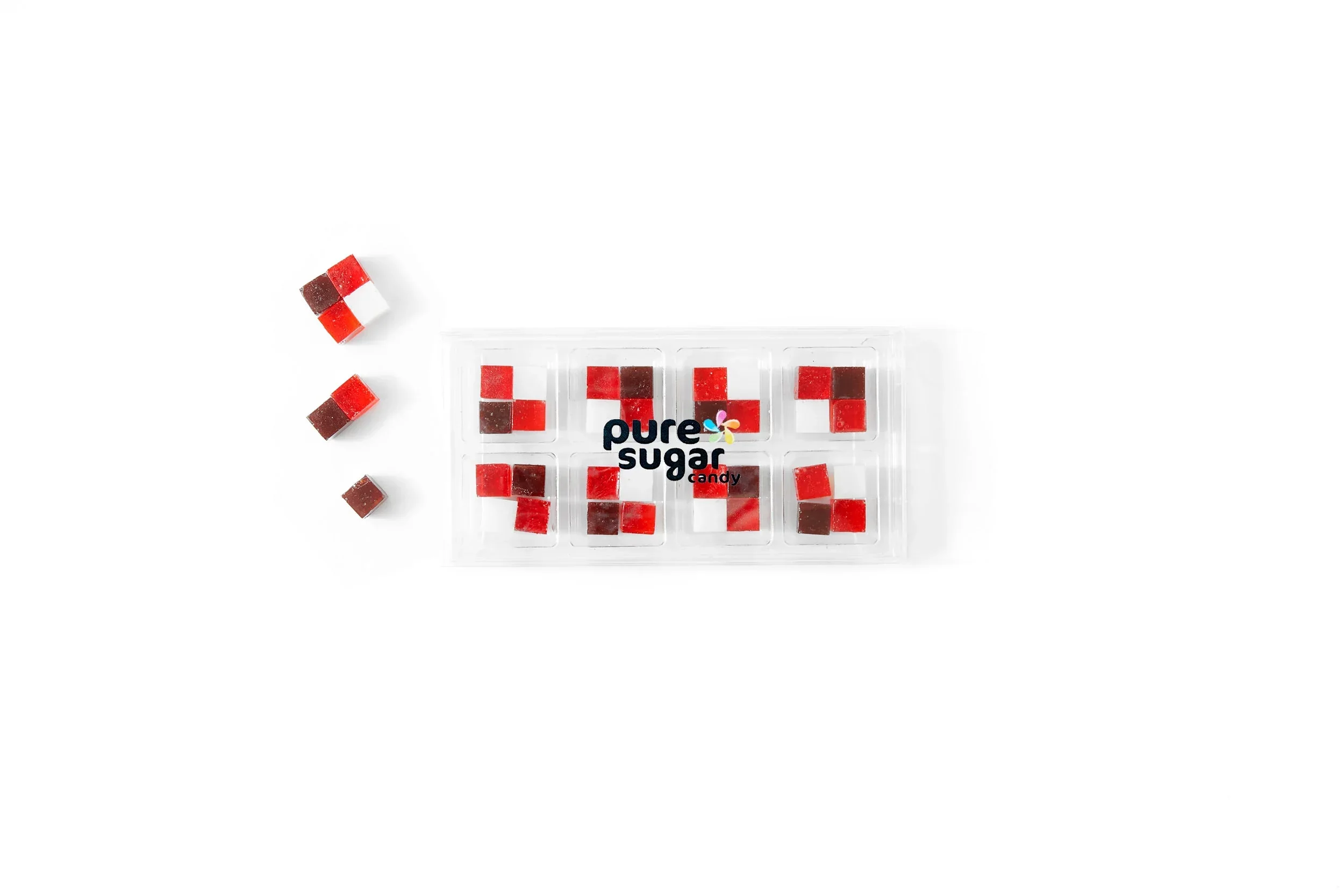 Pure Sugar Candy Cubes - Chocolate Covered Strawberry - Image 2