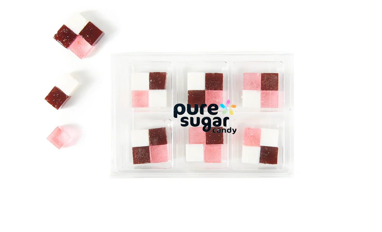 Pure Sugar Candy Cubes - Neapolitan