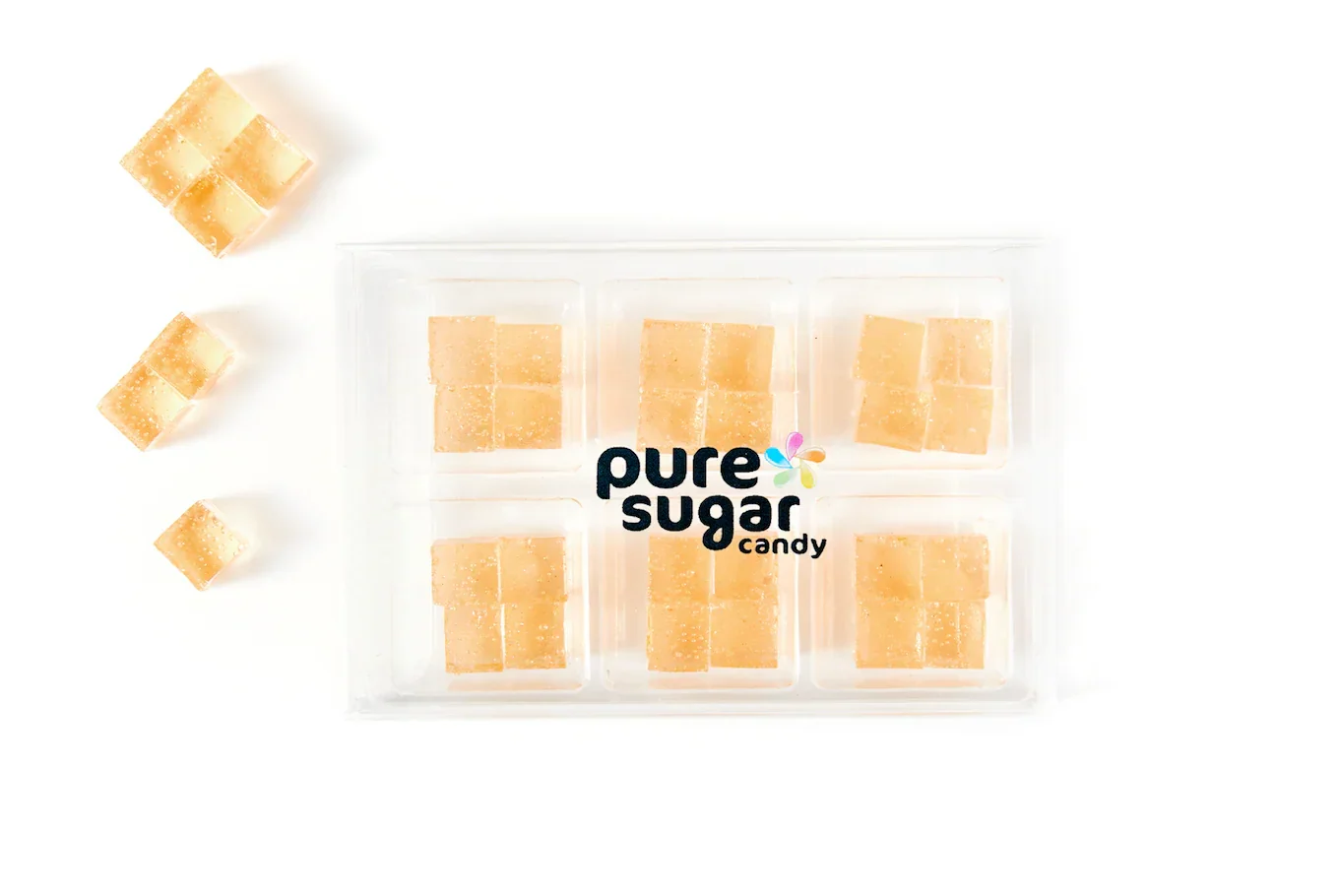 Pure Sugar Candy Cubes - Pink Grapefruit